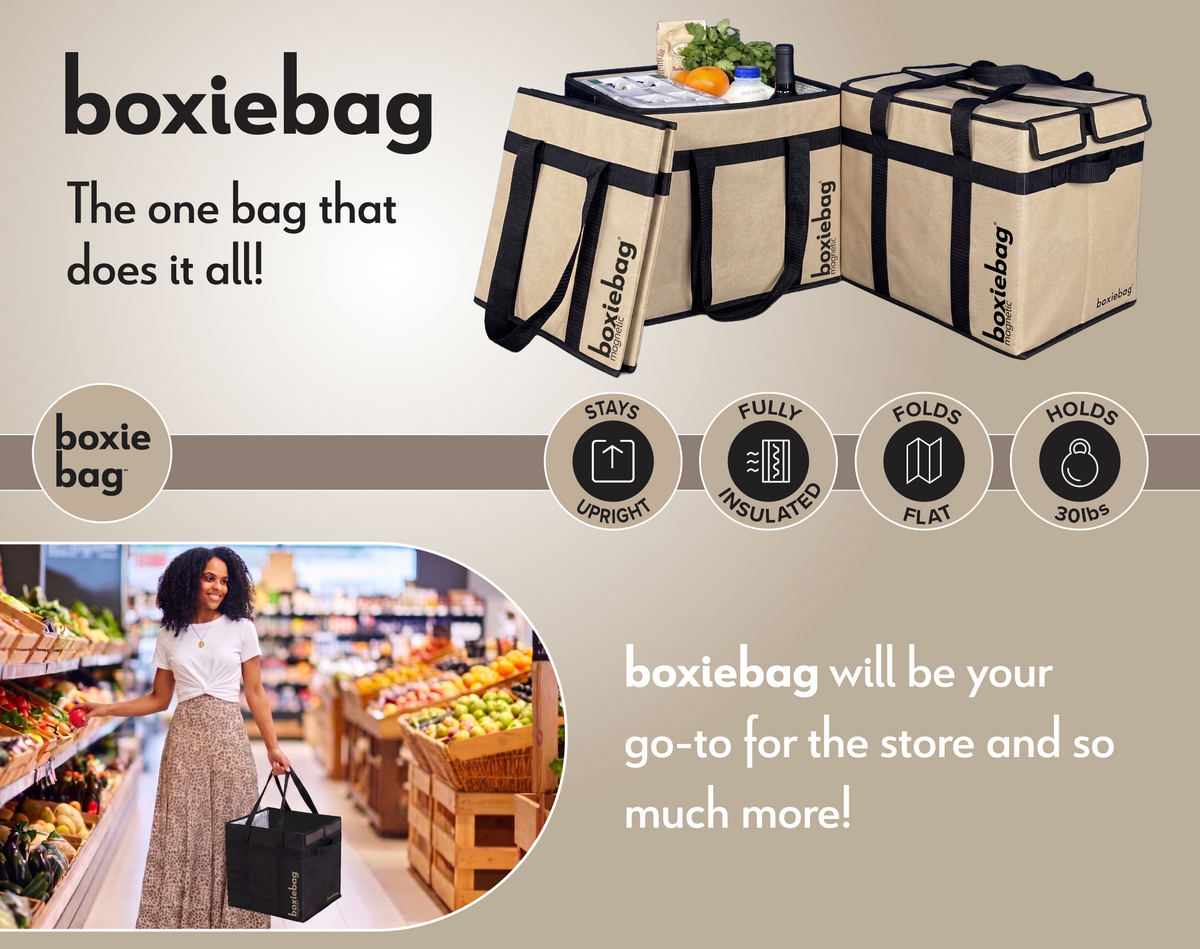 Boxiebag folded flat
